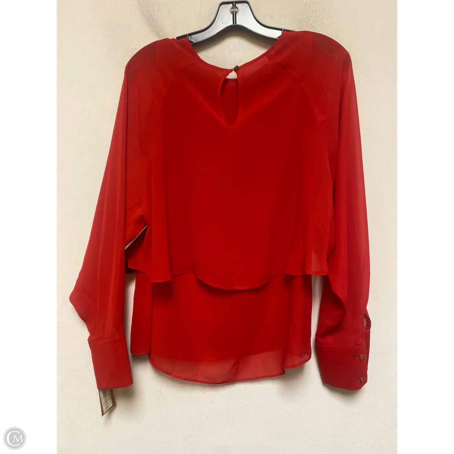 Top Long Sleeve By Cremieux In Red, Size: Xs