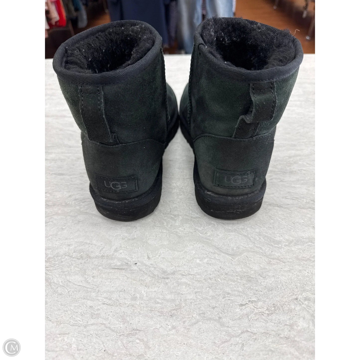 Boots Designer By Ugg In Black, Size: 8