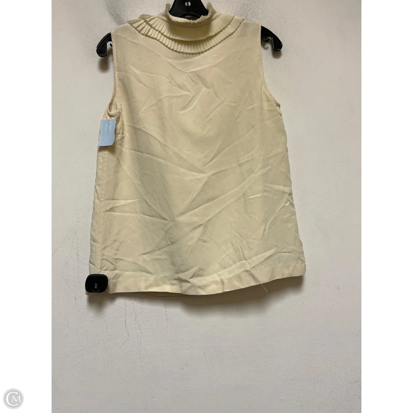 Top Sleeveless Designer By Kate Spade In Ivory, Size: S