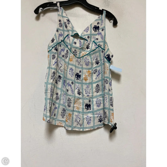 Top Sleeveless By Maeve In Teal, Size: S