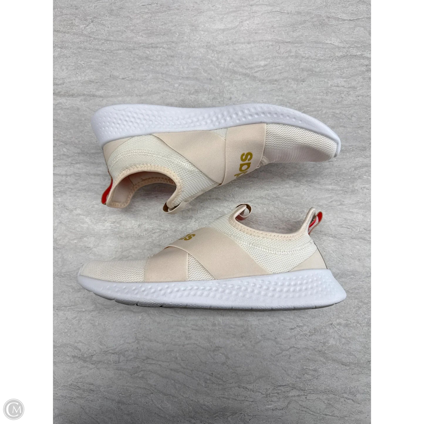 Shoes Sneakers By Adidas In Ivory, Size: 9