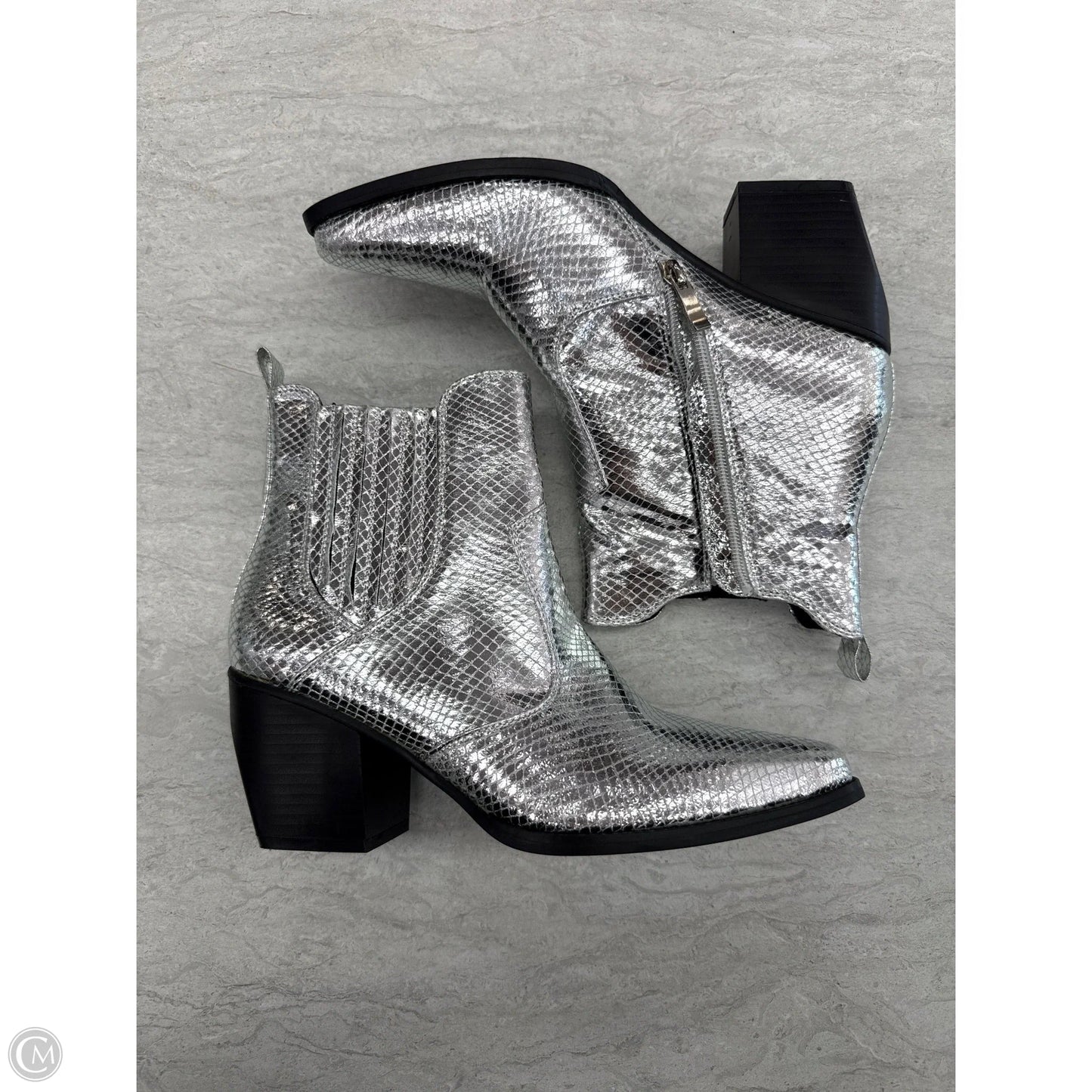 Boots Western By Shu Shop In Silver, Size: 10