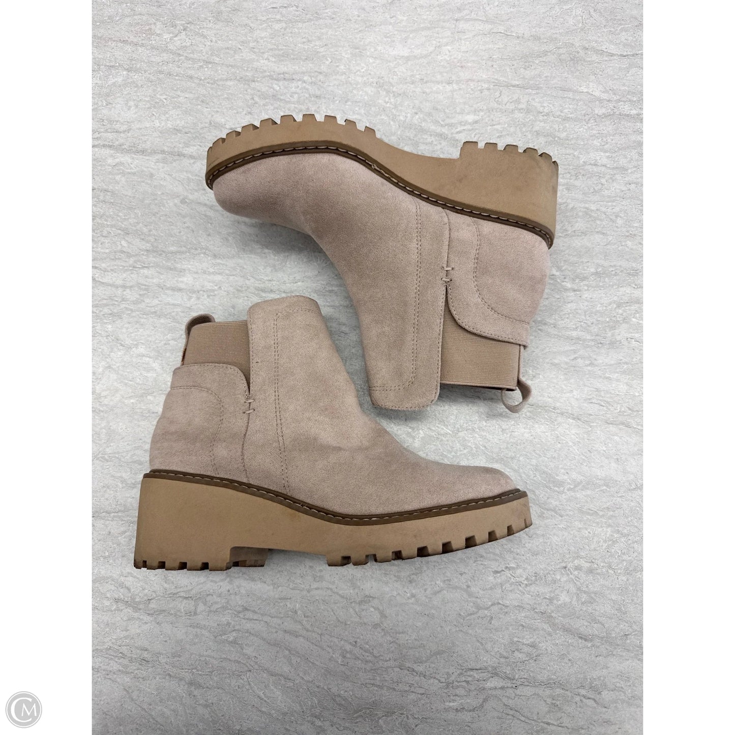 Boots Ankle Heels By Dolce Vita In Tan, Size: 6