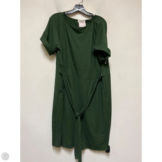 Dress Casual Short By Zenana In Green, Size: 2x