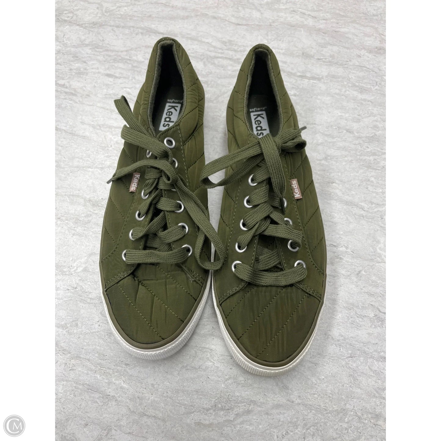 Shoes Sneakers By Keds In Green, Size: 9