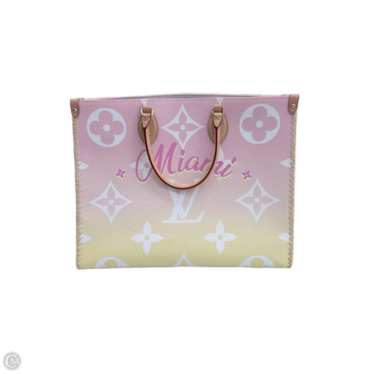 Handbag Luxury Designer By Louis Vuitton, Size: Large