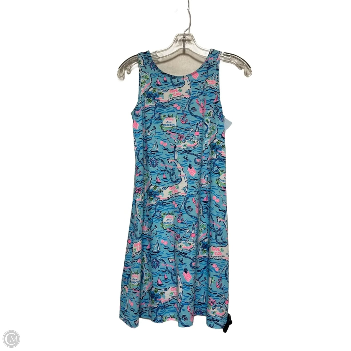 Dress Designer By Lilly Pulitzer In Tropical Print, Size: Xxs