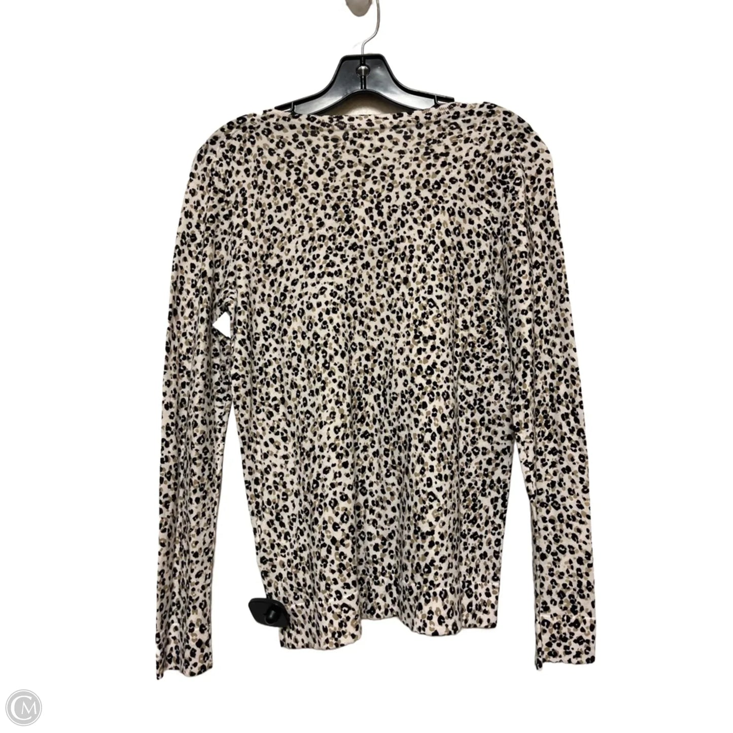 Top Long Sleeve By J. Crew In Animal Print, Size: Xs