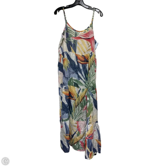 Dress Casual Maxi By Clothes Mentor In Tropical Print, Size: S