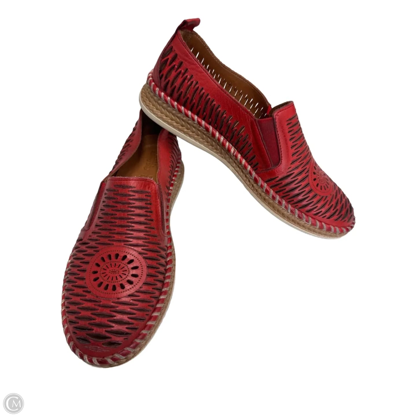 Shoes Flats By Spring Step In Red, Size: 6.5