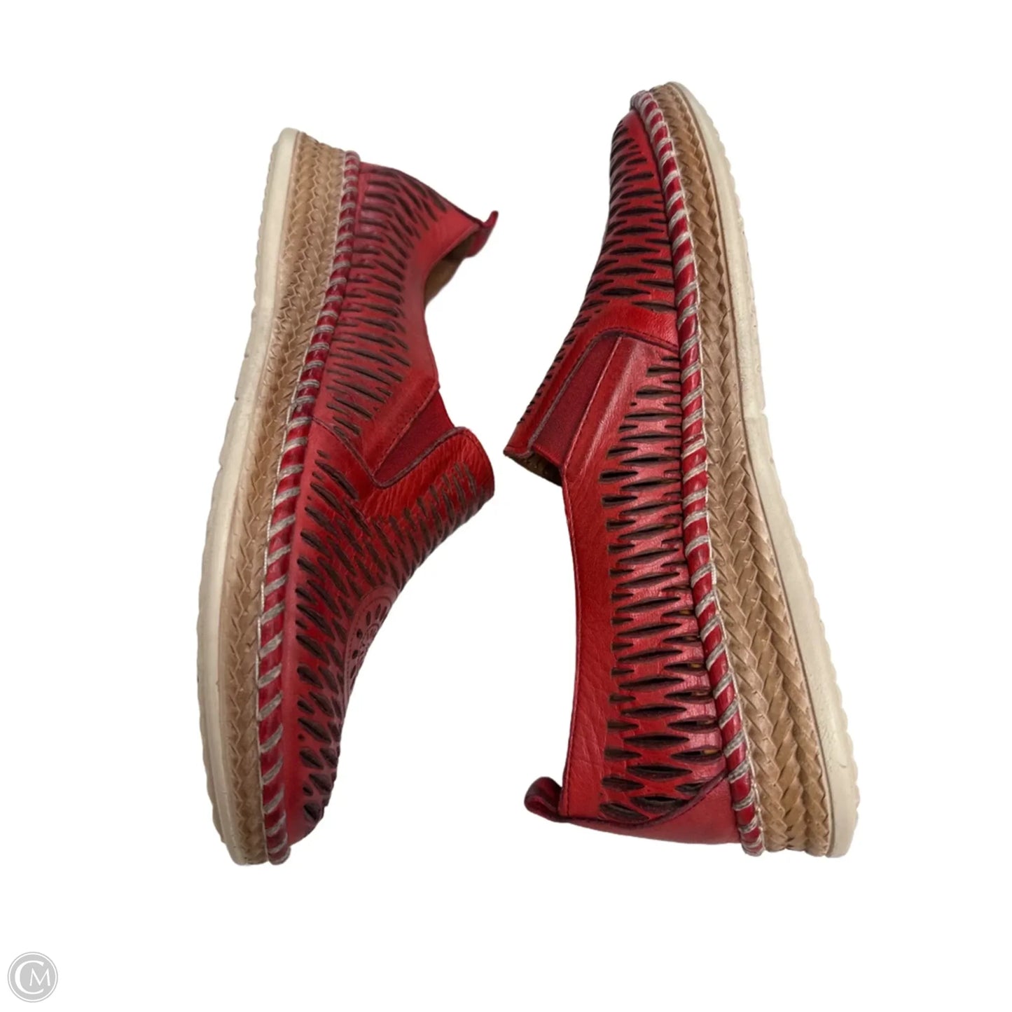 Shoes Flats By Spring Step In Red, Size: 6.5