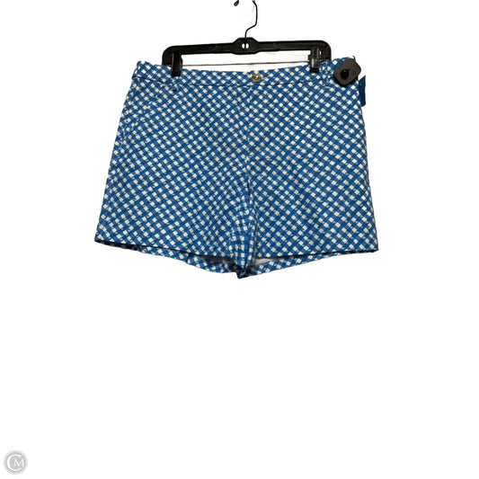 Shorts Designer By Lilly Pulitzer In Blue & White, Size: 14