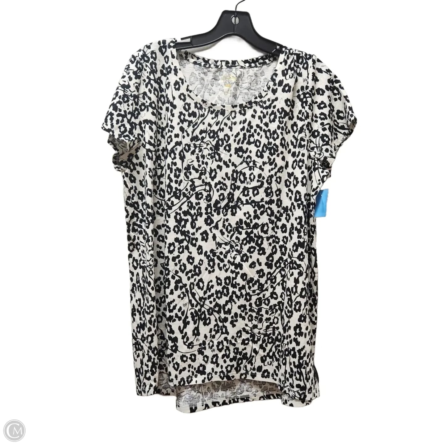 Top Short Sleeve Designer By Lilly Pulitzer In Animal Print, Size: Xl