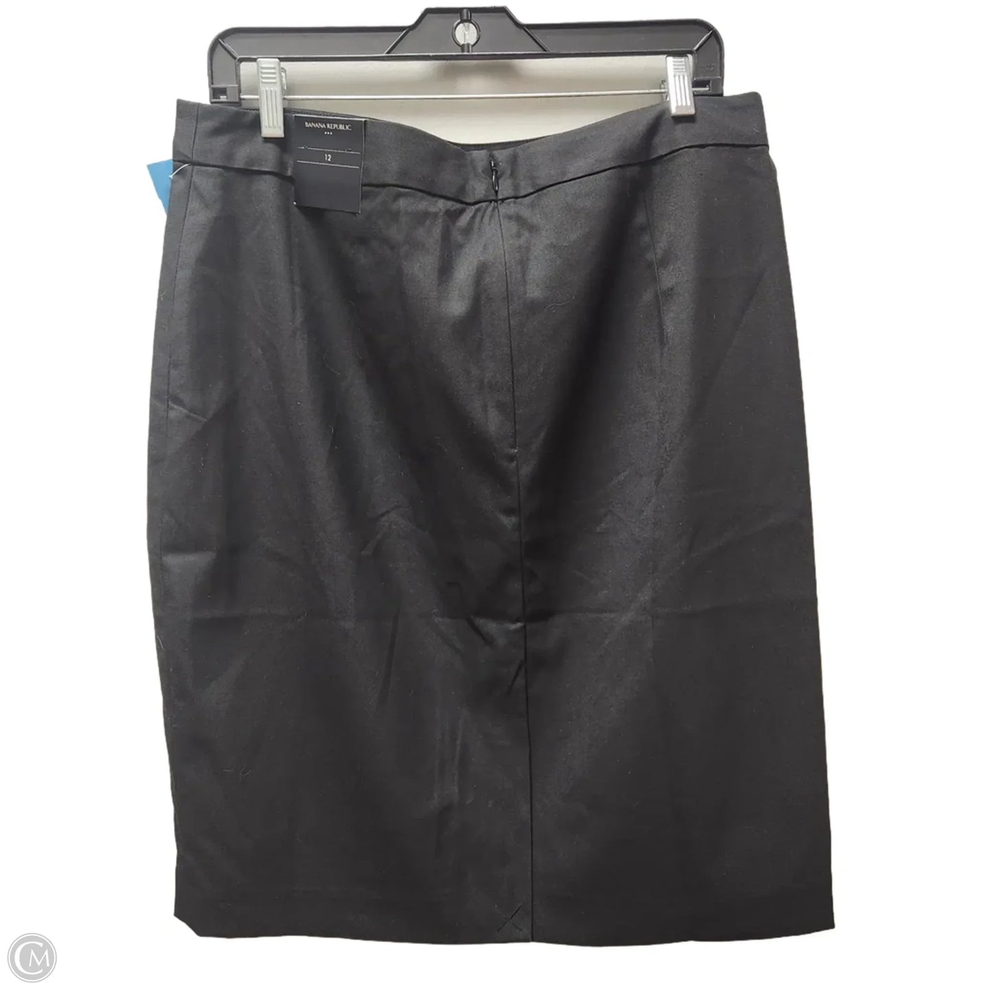 Skirt Midi By Banana Republic In Black, Size: 12