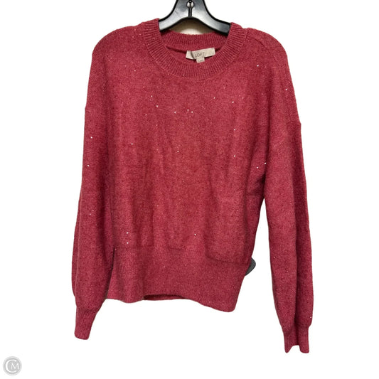 Sweater By Loft In Pink, Size: M