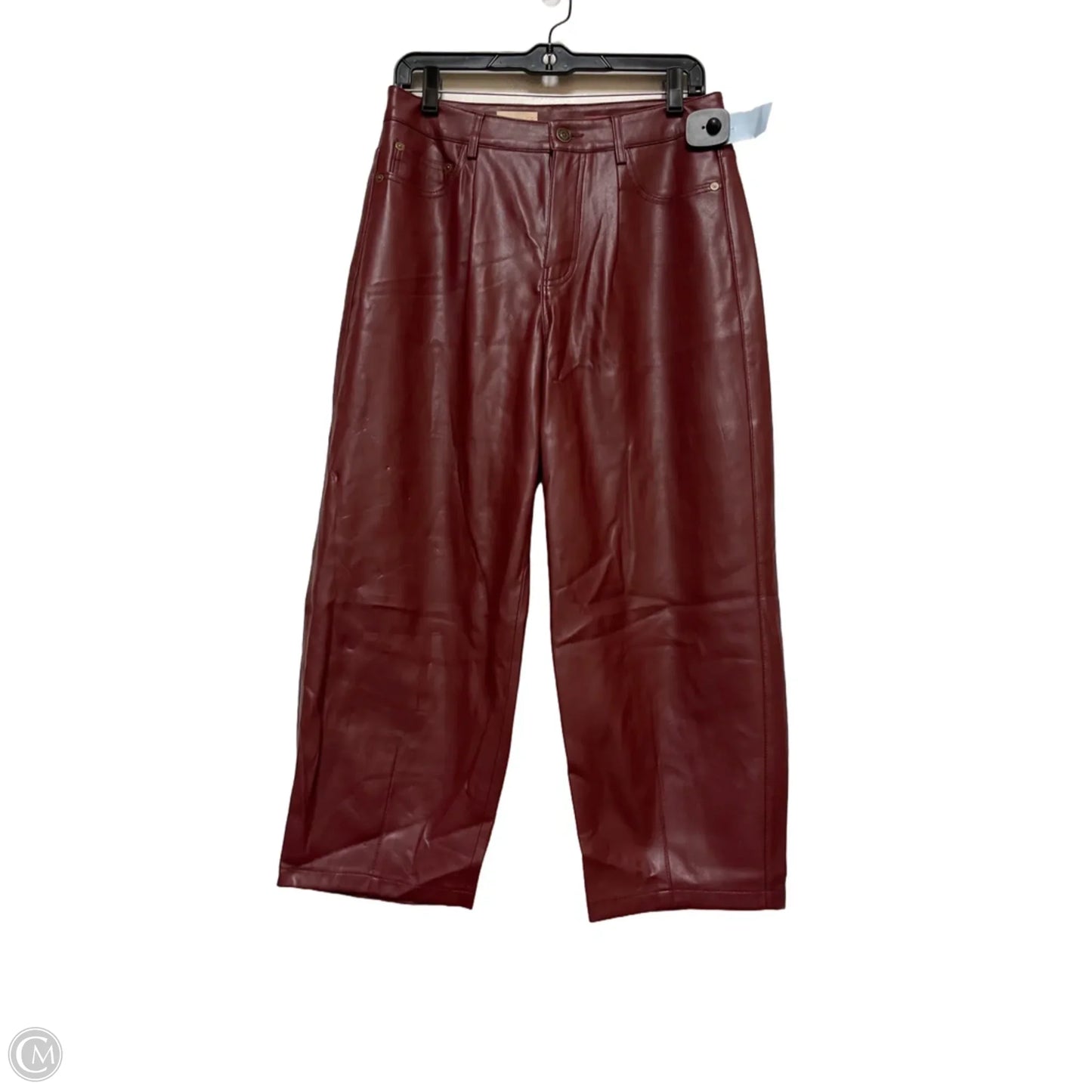 Pants Cropped By Pilcro In Red, Size: 4p