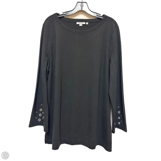 Top Long Sleeve By Chicos In Black, Size: Xl