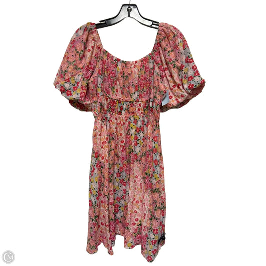 Dress Casual Short By Angie In Floral Print, Size: L