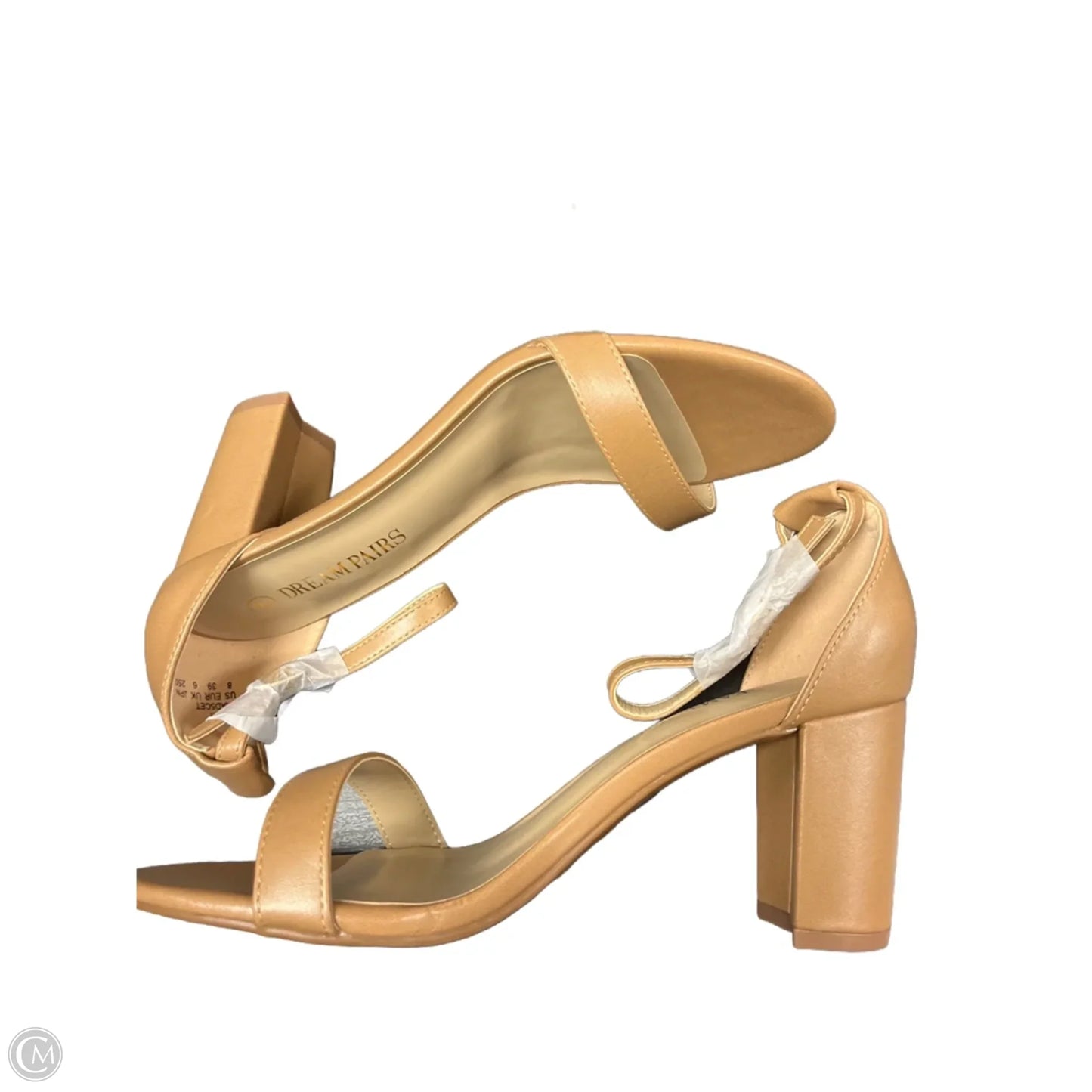 Shoes Heels Block By Dreamers In Tan, Size: 8