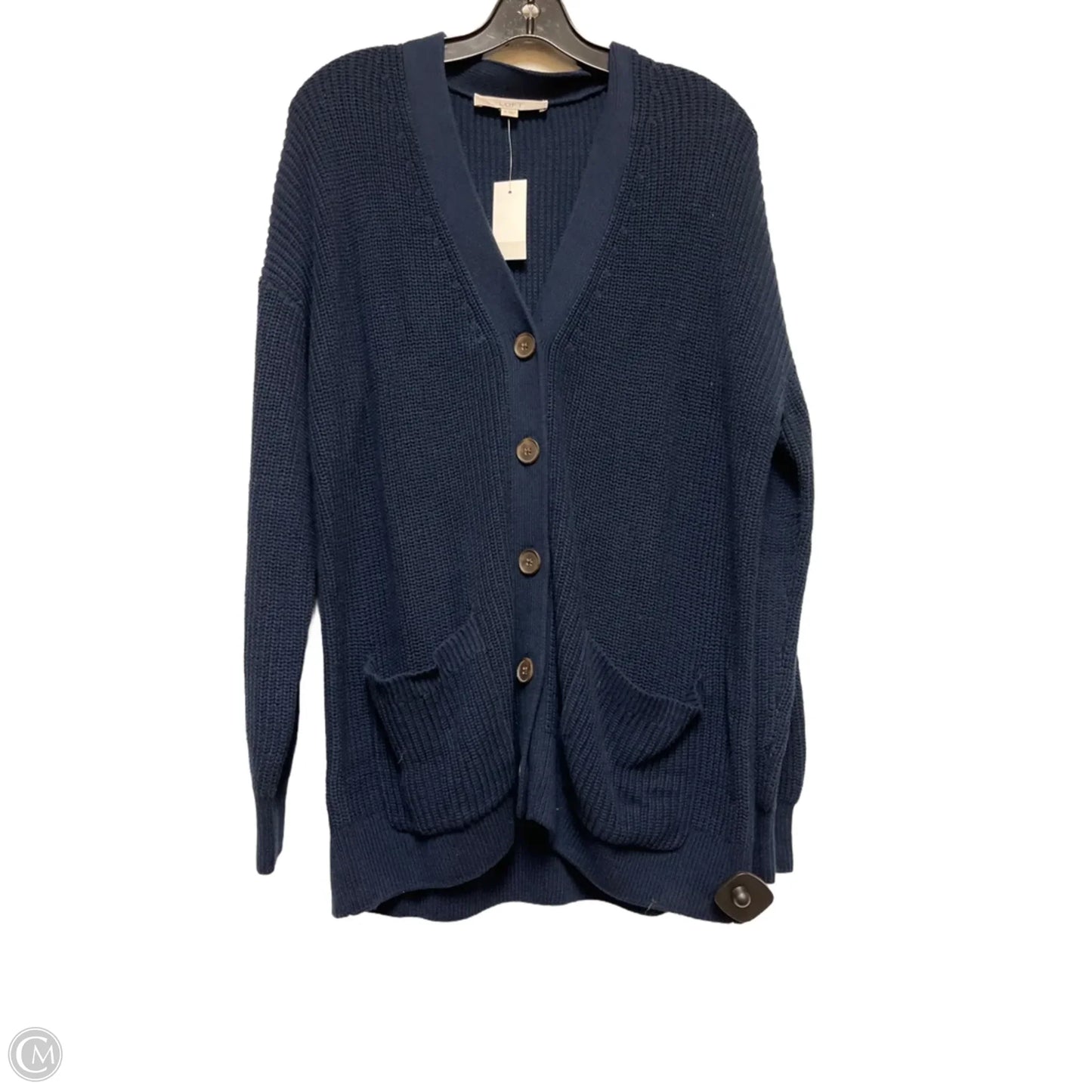 Cardigan By Loft In Navy, Size: Xl