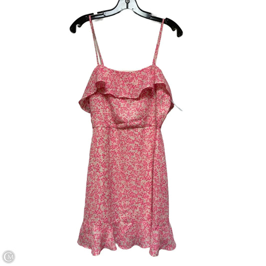 Dress Casual Short By Trixxi In Floral Print, Size: M