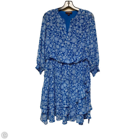 Dress Casual Midi By Johnston & Murphy In Blue, Size: M