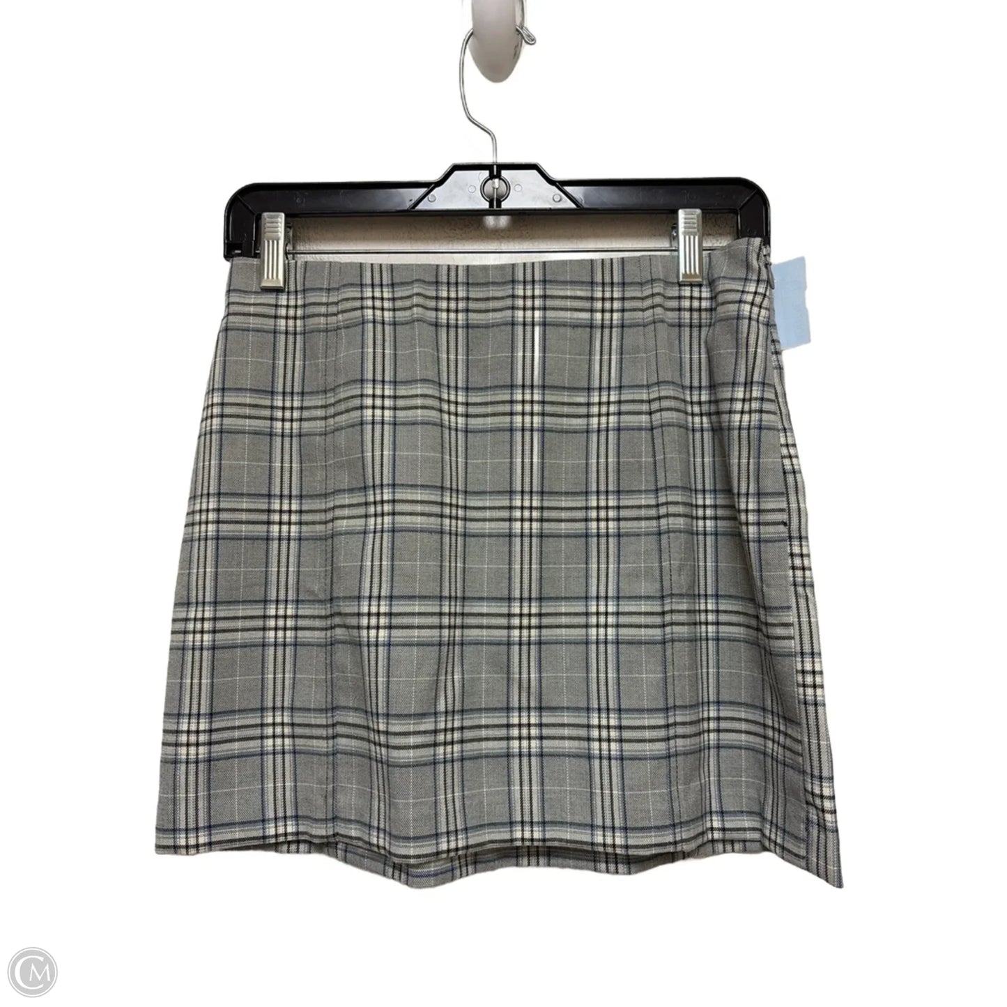 Skirt Suit 2pc By Open Edit In Plaid Pattern, Size: 4