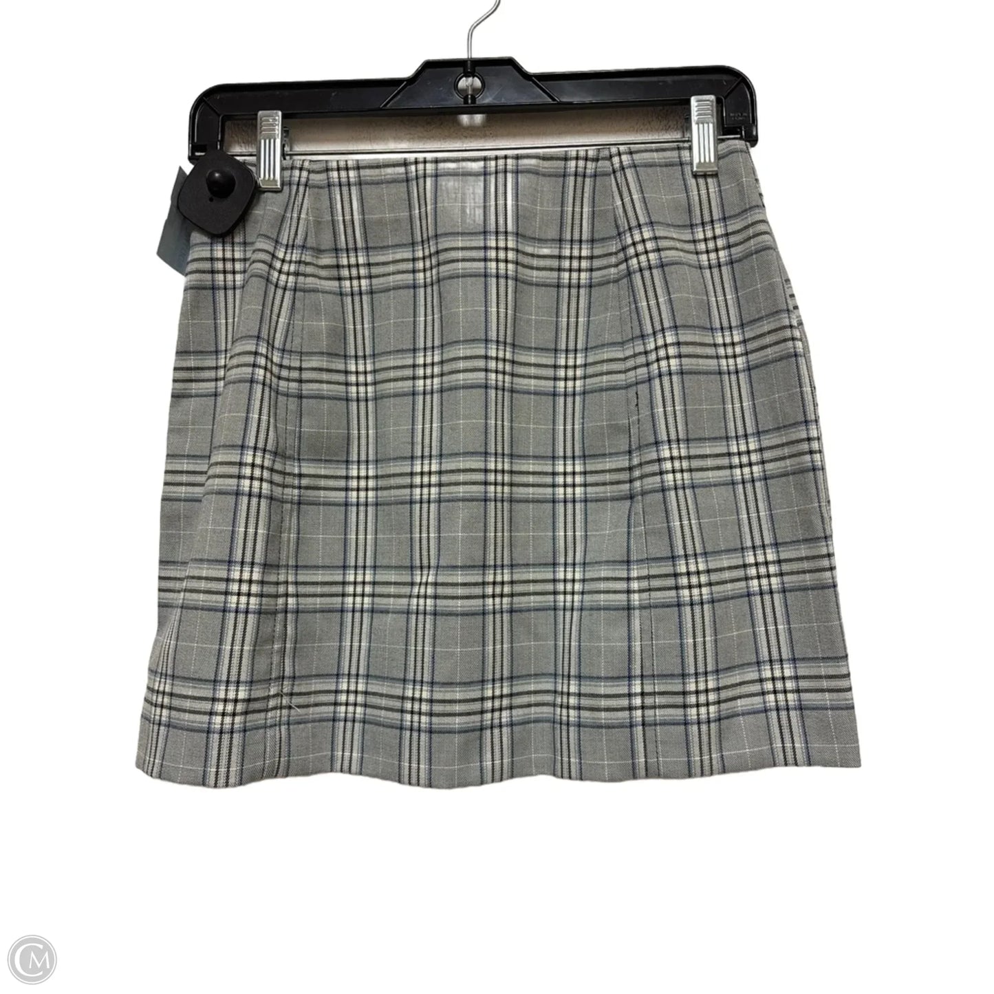 Skirt Suit 2pc By Open Edit In Plaid Pattern, Size: 4