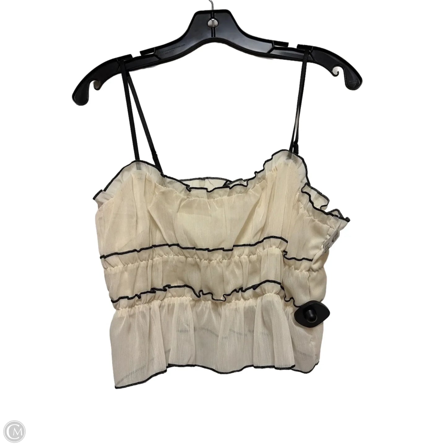 Skirt Set 2pc By Shein In Black & Cream, Size: 8