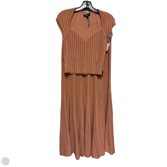 Skirt Set 2pc By Express In Orange, Size: 10