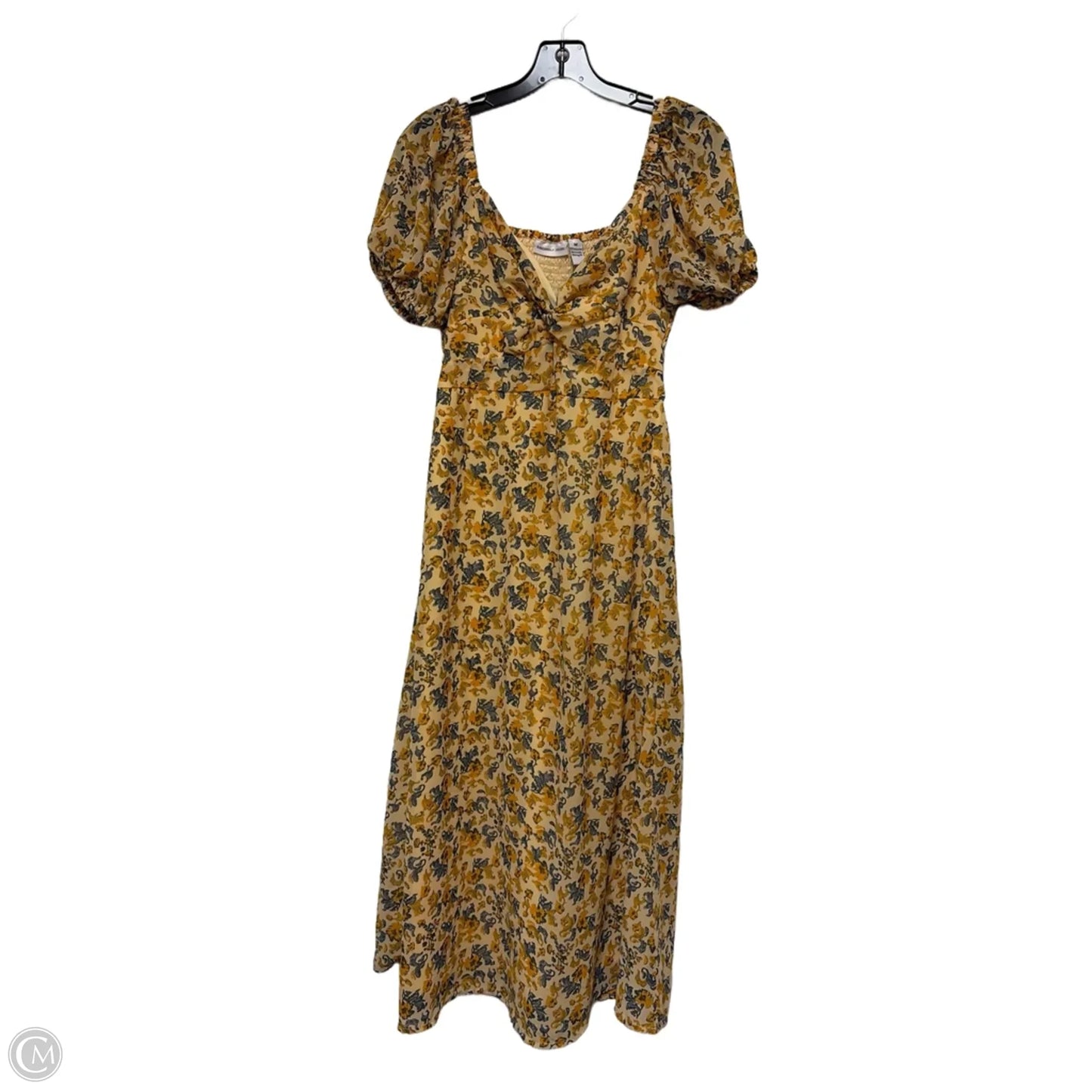 Dress Casual Midi By Sincerely Jules In Blue & Yellow, Size: M
