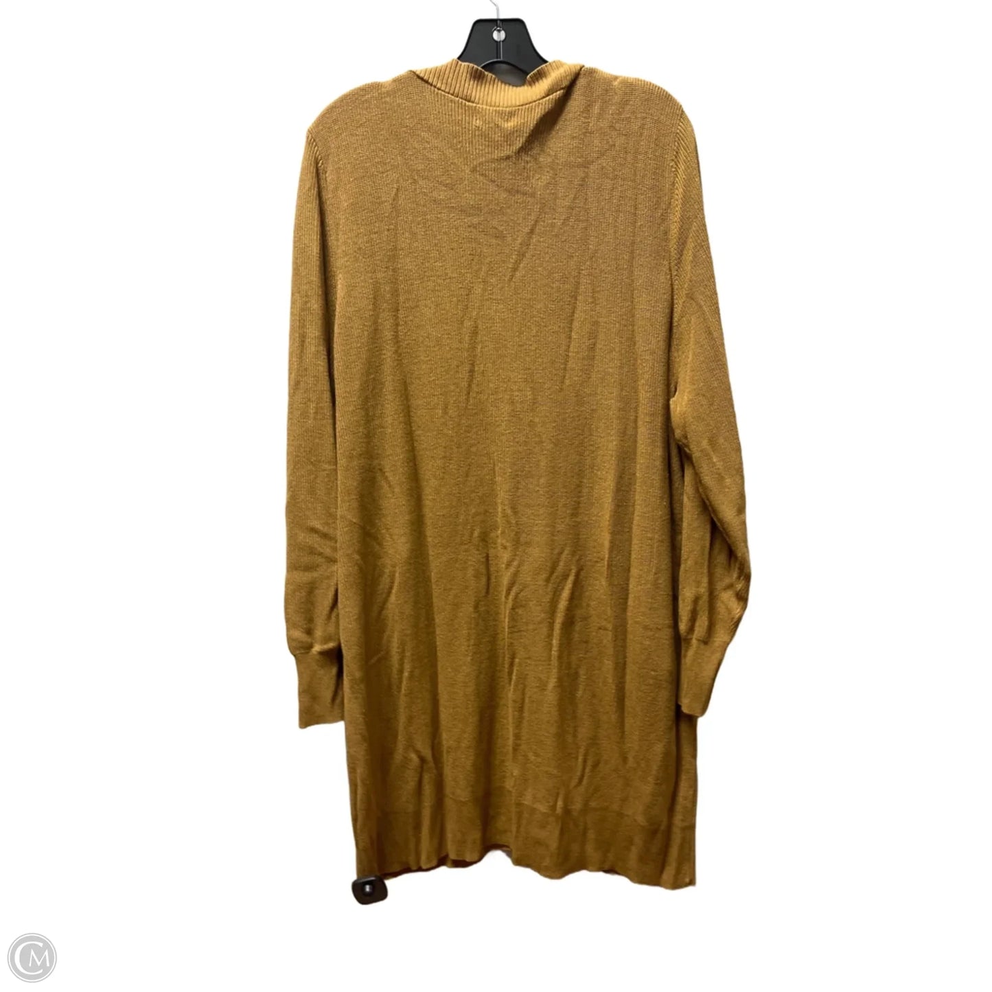 Sweater Cardigan By Who What Wear In Tan, Size: 4x