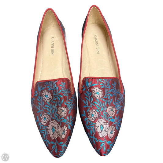 Shoes Flats By Giani Bernini In Blue & Red, Size: 8