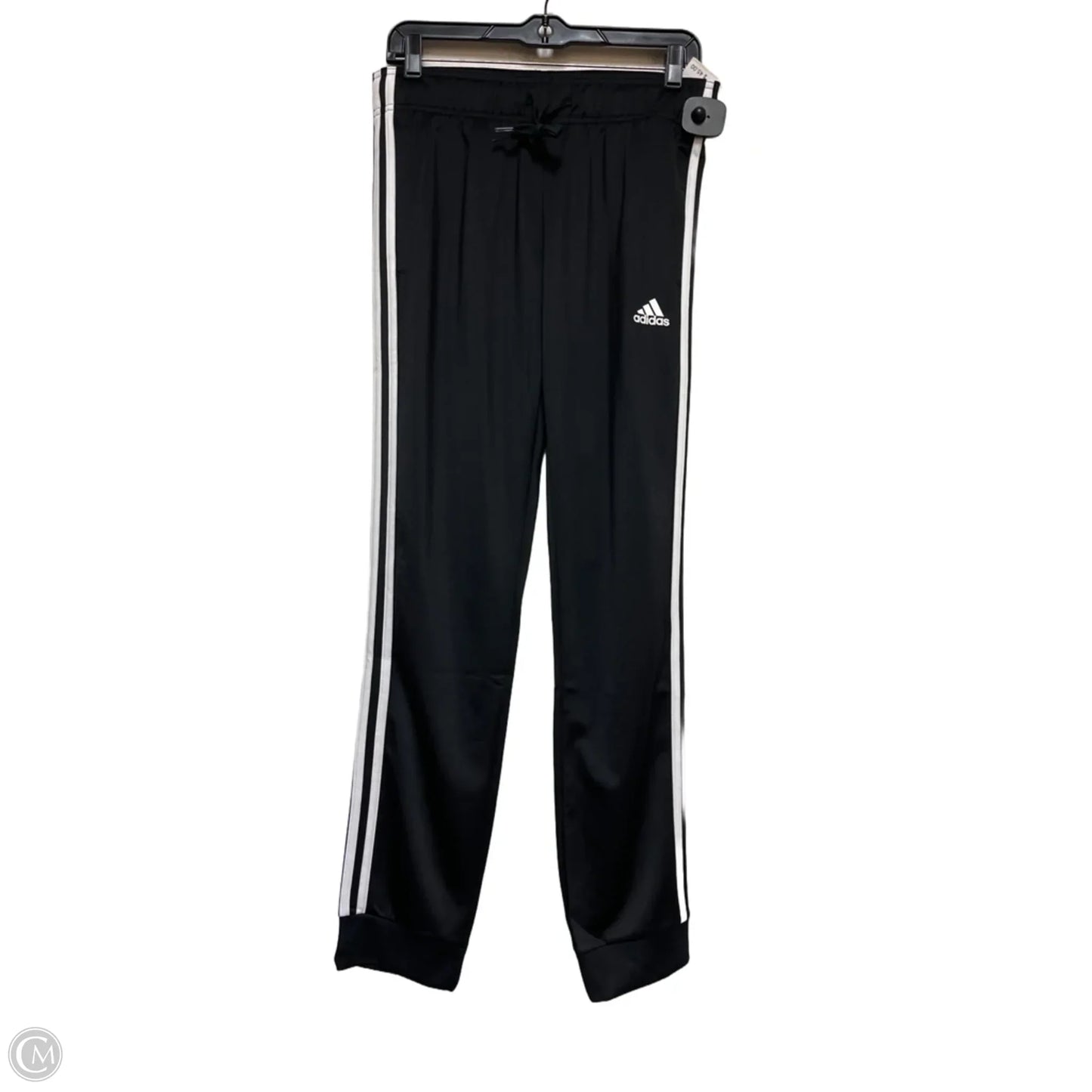 Athletic Pants By Adidas In Black & White, Size: S