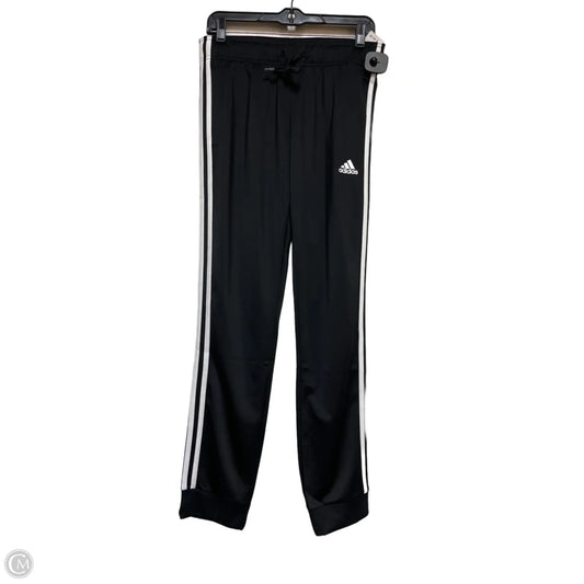 Athletic Pants By Adidas In Black & White, Size: S