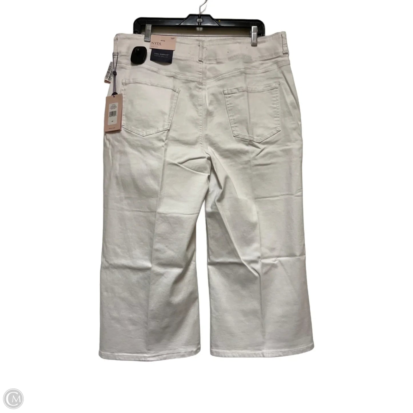 Jeans Cropped By Not Your Daughters Jeans In White, Size: 16