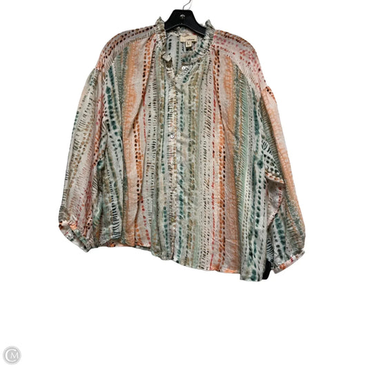 Top Long Sleeve By Clothes Mentor In Multi-colored, Size: S