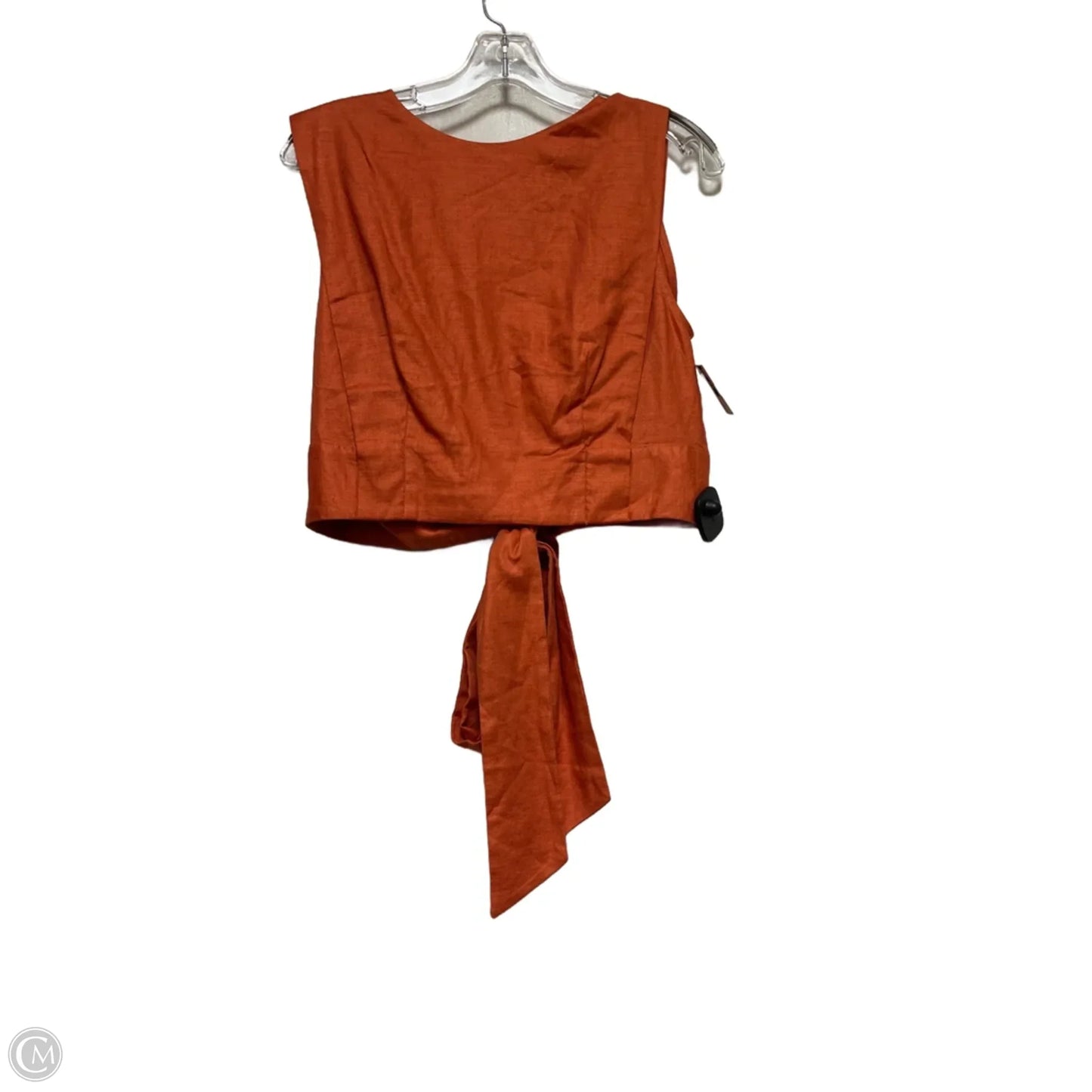 Top Sleeveless By Clothes Mentor In Orange, Size: S