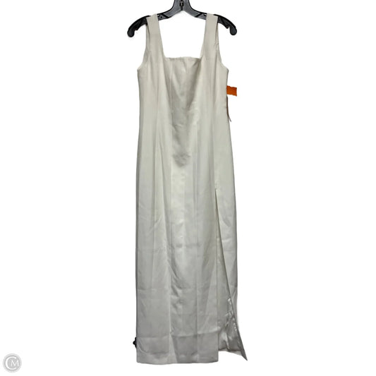 Dress Party Long By Clothes Mentor In White, Size: S