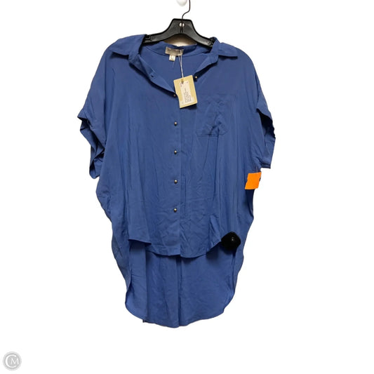 Top Short Sleeve By Clothes Mentor In Blue, Size: S