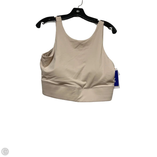 Athletic Bra By Joy Lab In Tan, Size: L