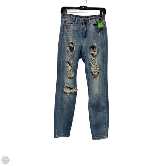 Jeans Straight By Judy Blue In Blue Denim, Size: 2