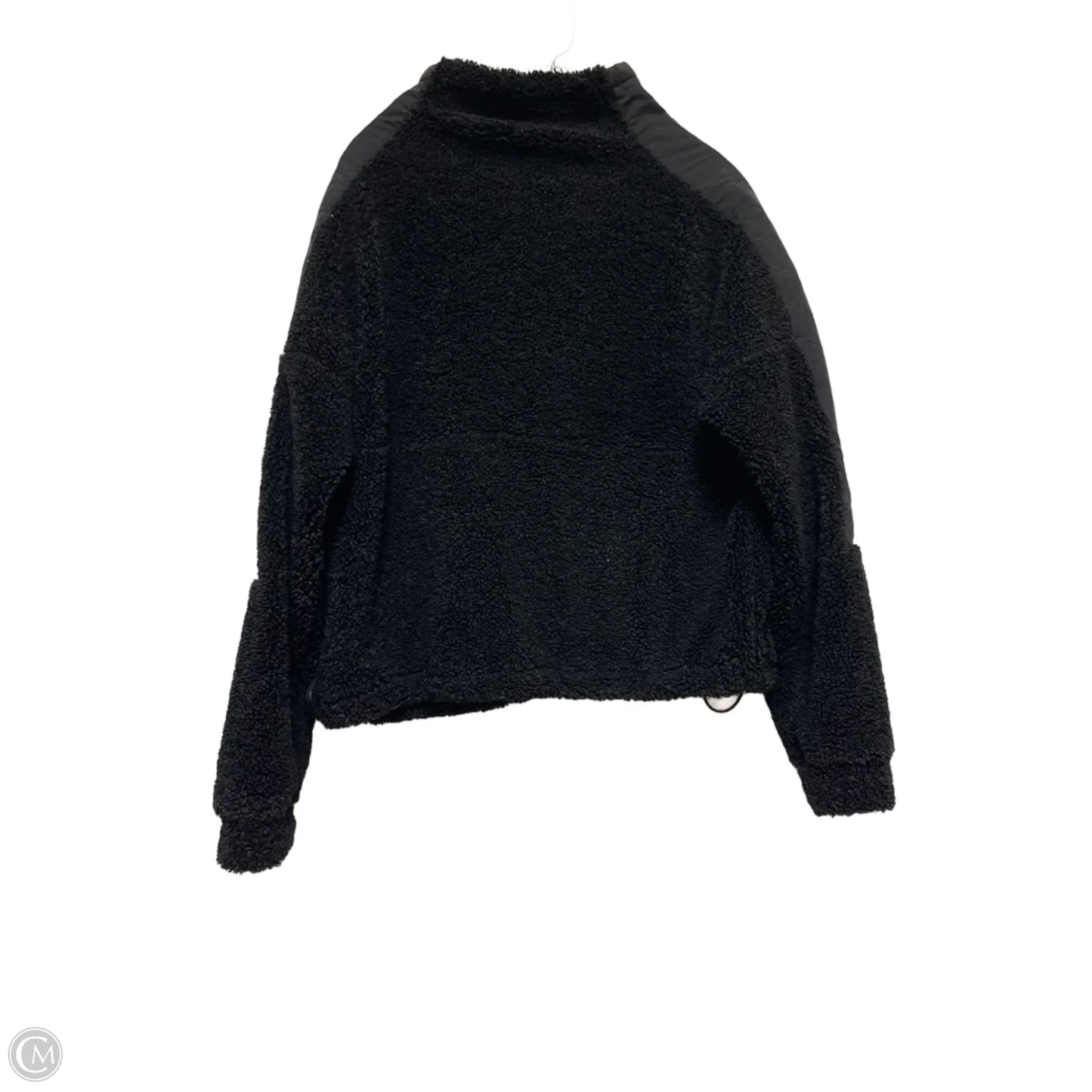 Sweatshirt Collar By Adidas In Black, Size: M