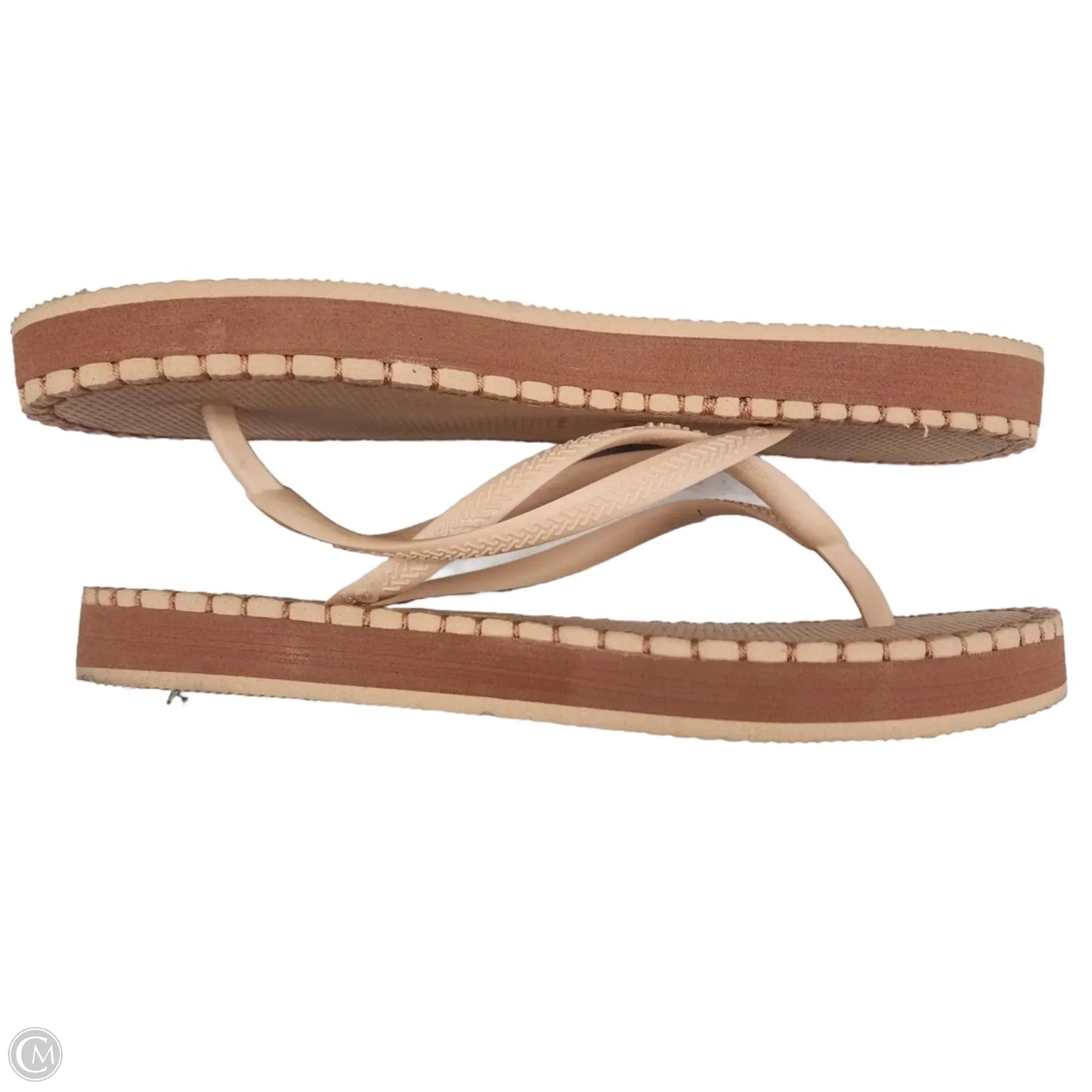 Sandals Flip Flops By Havaianas In Tan, Size: 9.5
