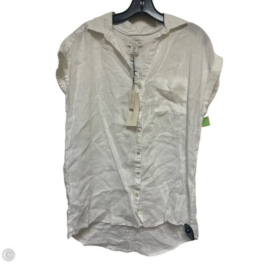 Top Short Sleeve By Rachel Zoe In White, Size: M