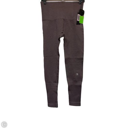 Athletic Leggings By Savvi In Grey, Size: L