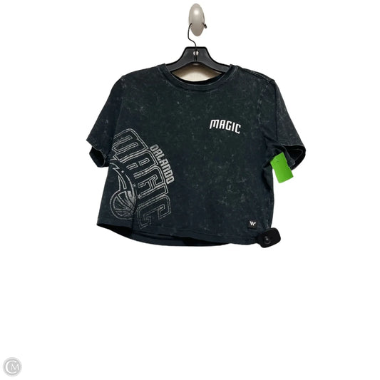 Athletic Top Short Sleeve By Clothes Mentor In Grey, Size: S