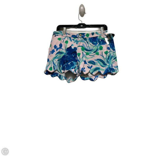 Shorts Designer By Lilly Pulitzer In Blue & Green, Size: 4