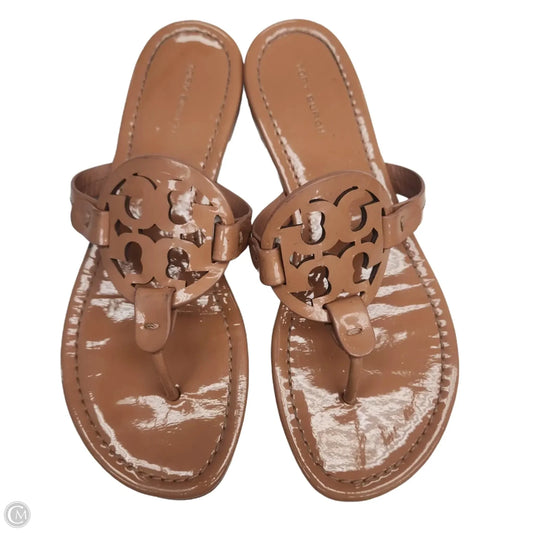 Sandals Designer By Tory Burch In Tan, Size: 7
