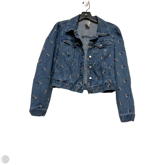 Jacket Denim By Disney Store In Blue Denim, Size: M